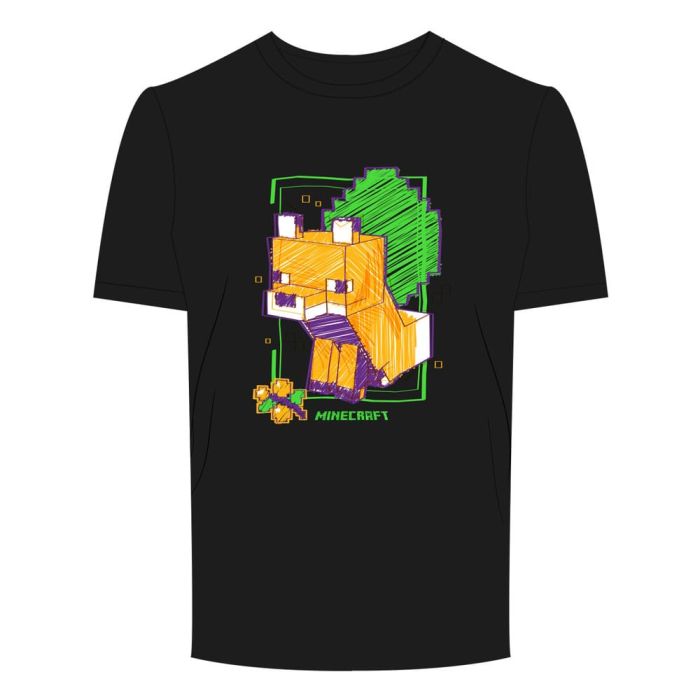 Minecraft T-Shirt Fox Size L