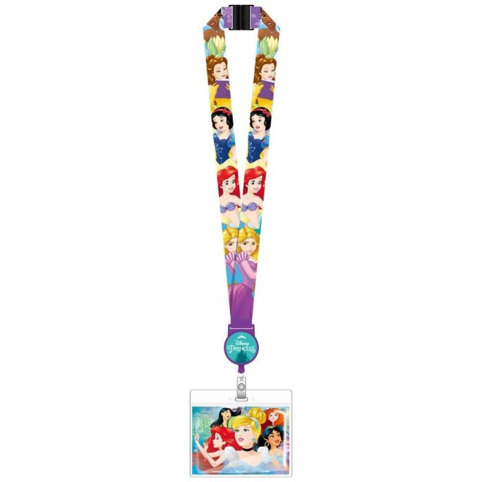 Disney Princess Deluxe Lanyard with Card Holder Retractable