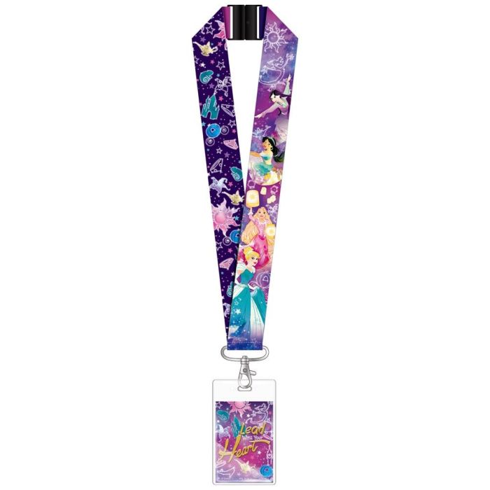 Disney Princess Deluxe Lanyard with Card Holder Lead with your heart