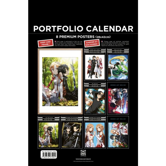 Sword Art Online Portfolio Calendar 2025 *English Version*