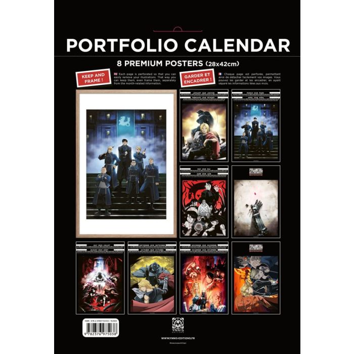 Fullmetal Alchemist Portfolio Calendar 2025 *English Version*