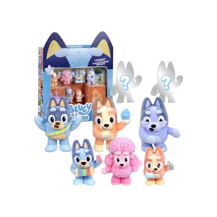 Bluey Fuzzies Deluxe Figure Pack
