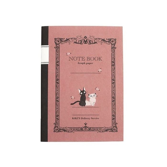 Kiki´s Delivery Service Retro Notebook Jiji Red