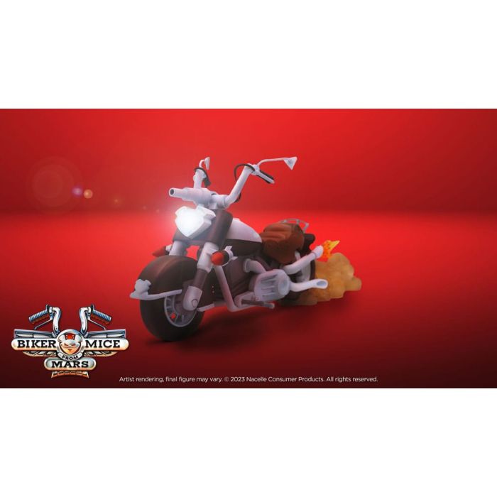 Biker Mice From Mars Vehicle Throttle's Martian Monster Bike 23 cm
