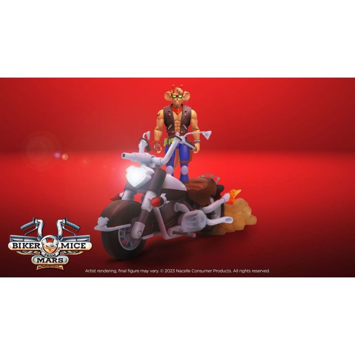 Biker Mice From Mars Vehicle Throttle's Martian Monster Bike 23 cm