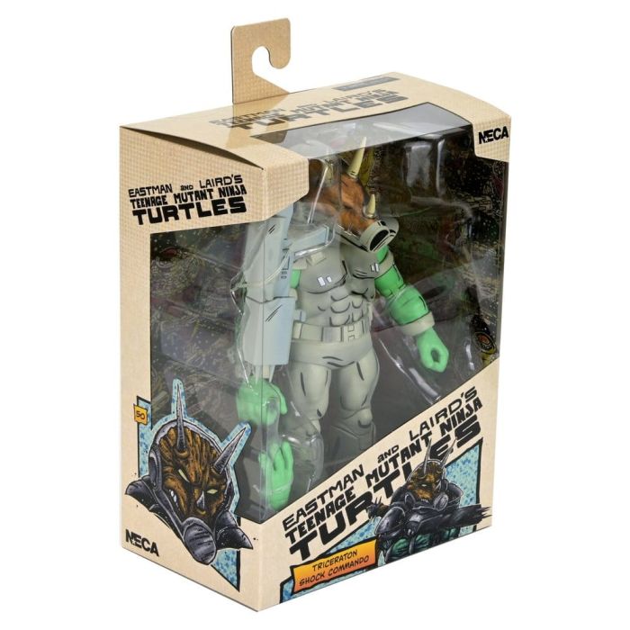 Teenage Mutant Ninja Turtles (Mirage Comics) Action Figure Shock Commando Triceraton 18 cm