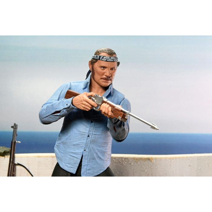 Jaws Action Figure Ultimate Sam Quint 50th Anniversary Figure 18 cm