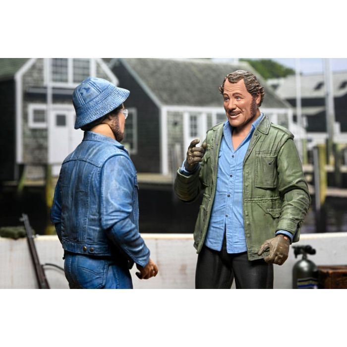 Jaws Action Figure Ultimate Sam Quint 50th Anniversary Figure 18 cm