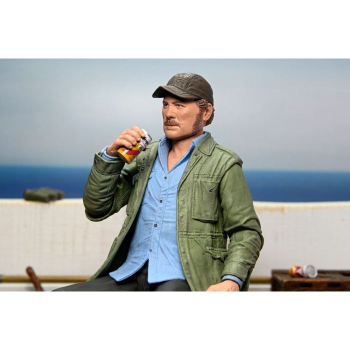 Jaws Action Figure Ultimate Sam Quint 50th Anniversary Figure 18 cm