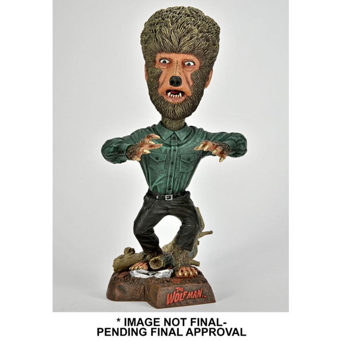 Universal Monsters Head Knocker Bobble-Head Wolf Man 20 cm