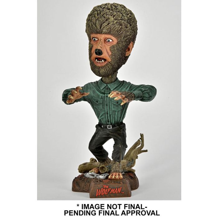 Universal Monsters Head Knocker Bobble-Head Wolf Man 20 cm