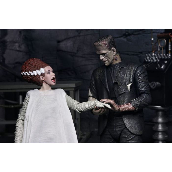Universal Monsters Action Figures 2-Pack Bride of Frankenstein 90th Anniversary The Monster & His Mate 18 cm