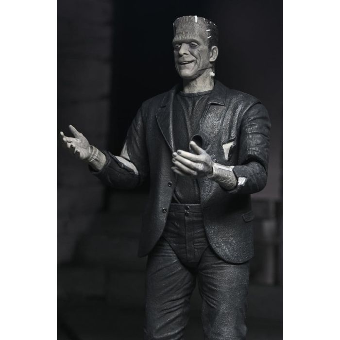 Universal Monsters 2-Pack Action Figure Bride of Frankenstein 90th Anniversary The Monster & His Mate (B&W) 18 cm