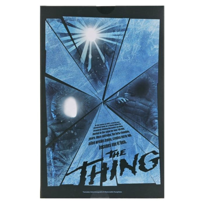 The Thing Clothed Action Figure The Thing Poster Series 18 cm       