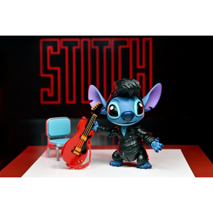 Lilo & Stitch Action Figure Ultimate Singer Elvis Stitch 7 cm