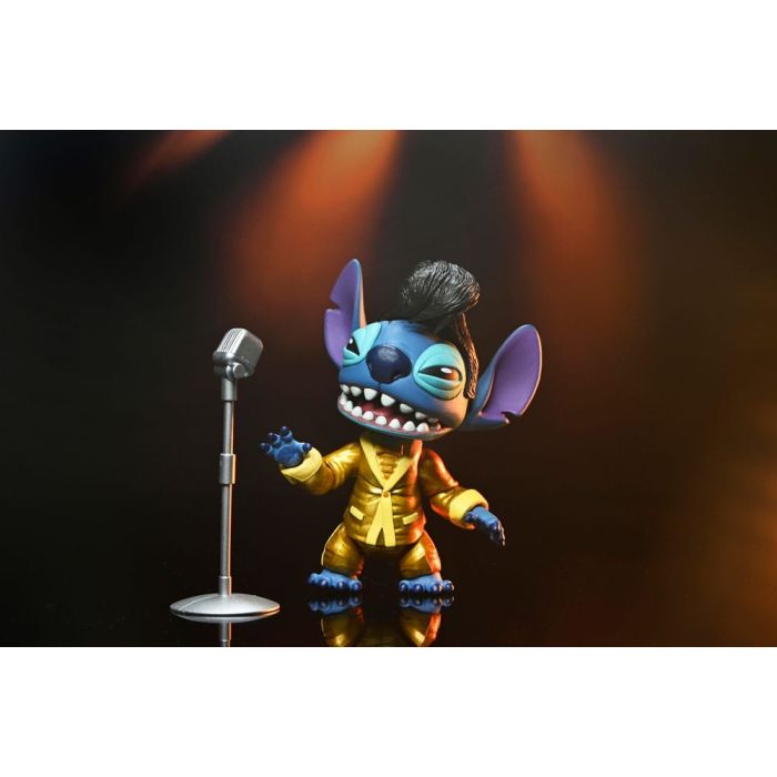 Lilo & Stitch Action Figure Ultimate Gold Suit Elvis Stitch 18 cm