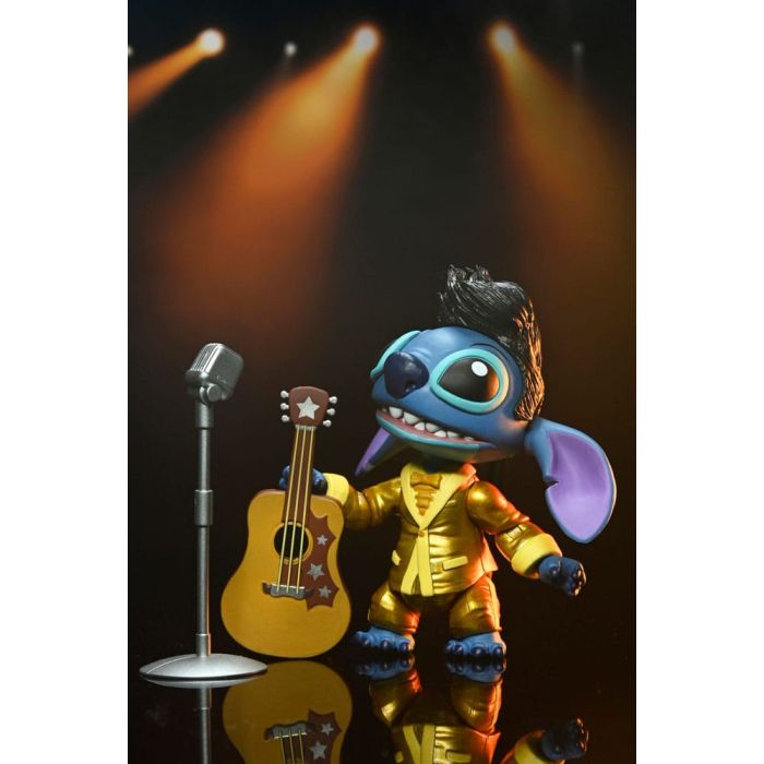 Lilo & Stitch Action Figure Ultimate Gold Suit Elvis Stitch 18 cm