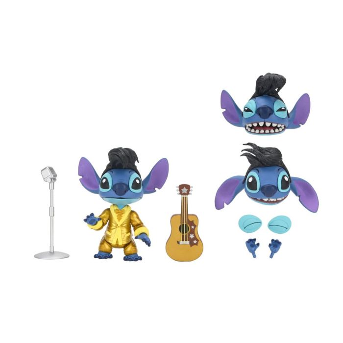 Lilo & Stitch Action Figure Ultimate Gold Suit Elvis Stitch 18 cm
