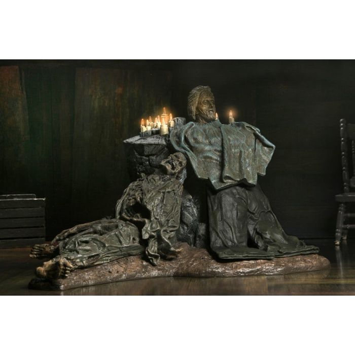 Friday the 13th: The Game Diorama Trenchcoat with Spikes Inferno Room Deluxe Set 