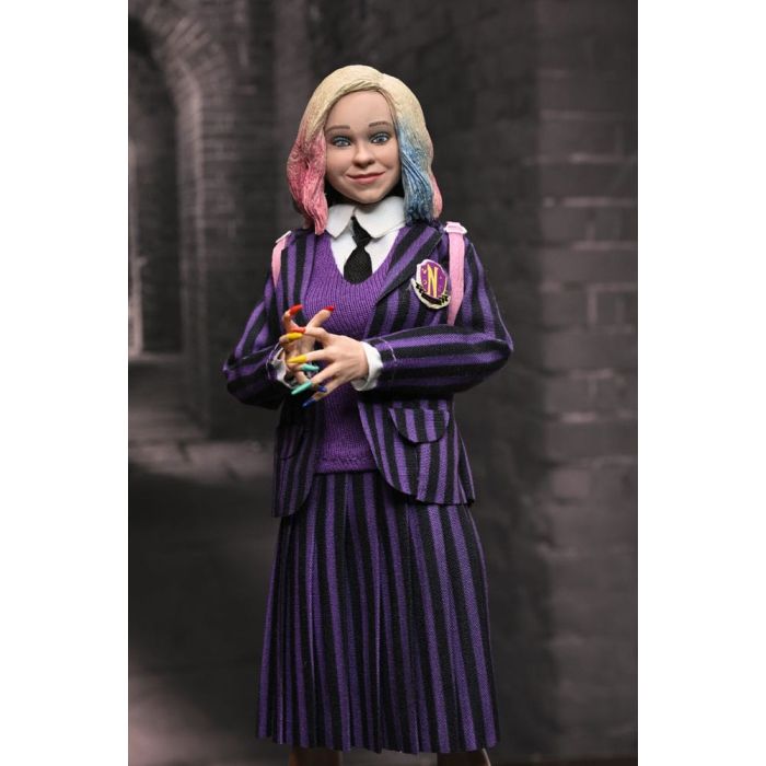 Wednesday Action Figures 2 Pack Wednesday Addams (Nevermore Uniform) and Enid 20 cm