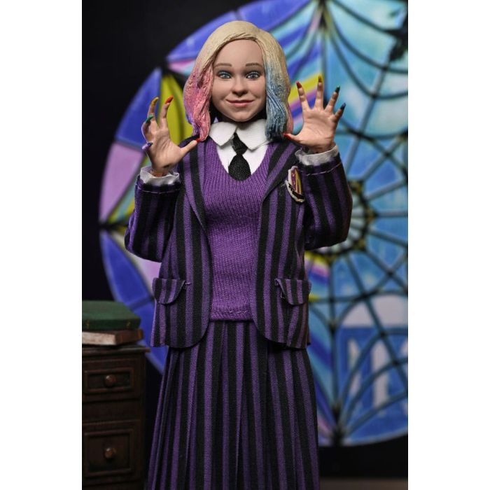 Wednesday Action Figures 2 Pack Wednesday Addams (Nevermore Uniform) and Enid 20 cm