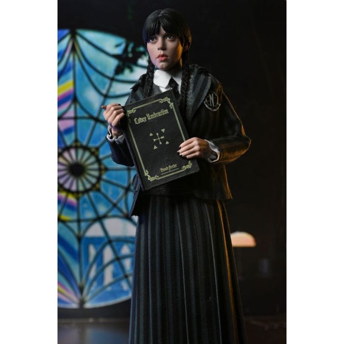 Wednesday Action Figures 2 Pack Wednesday Addams (Nevermore Uniform) and Enid 20 cm