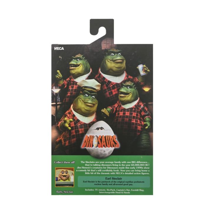 Dinosaurs Action Figure Ultimate Earl Sinclair 18 cm