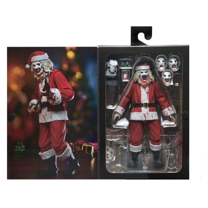 Terrifier 3 Action Figure Ultimate Santa Suit Art the Clown (Bloody Version) 18 cm