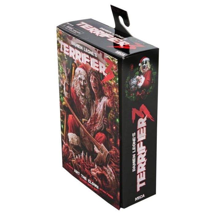 Terrifier 3 Action Figure Ultimate Santa Suit Art the Clown (Bloody Version) 18 cm
