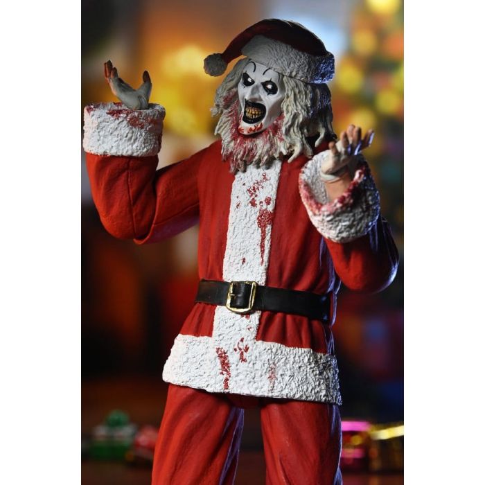 Terrifier 3 Action Figure Ultimate Santa Suit Art the Clown (Bloody Version) 18 cm