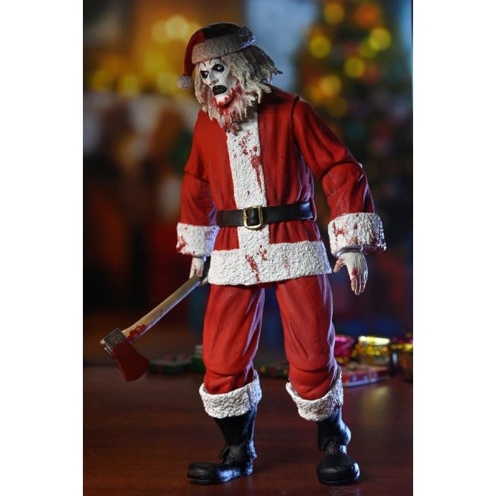 Terrifier 3 Action Figure Ultimate Santa Suit Art the Clown (Bloody Version) 18 cm