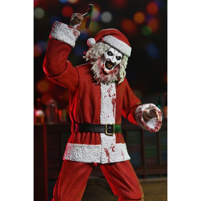 Terrifier 3 Action Figure Ultimate Santa Suit Art the Clown (Bloody Version) 18 cm