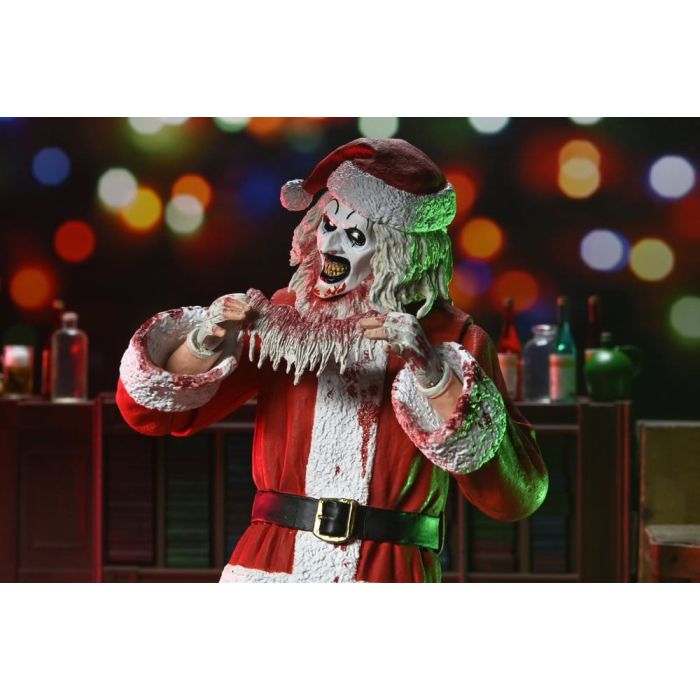 Terrifier 3 Action Figure Ultimate Santa Suit Art the Clown (Bloody Version) 18 cm