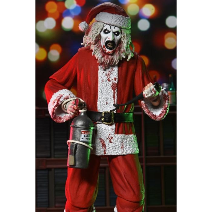 Terrifier 3 Action Figure Ultimate Santa Suit Art the Clown (Bloody Version) 18 cm