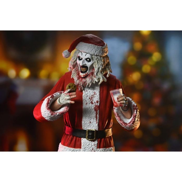 Terrifier 3 Action Figure Ultimate Santa Suit Art the Clown (Bloody Version) 18 cm