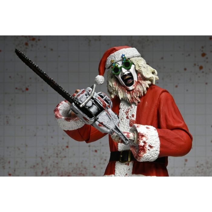 Terrifier 3 Action Figure Ultimate Santa Suit Art the Clown (Bloody Version) 18 cm
