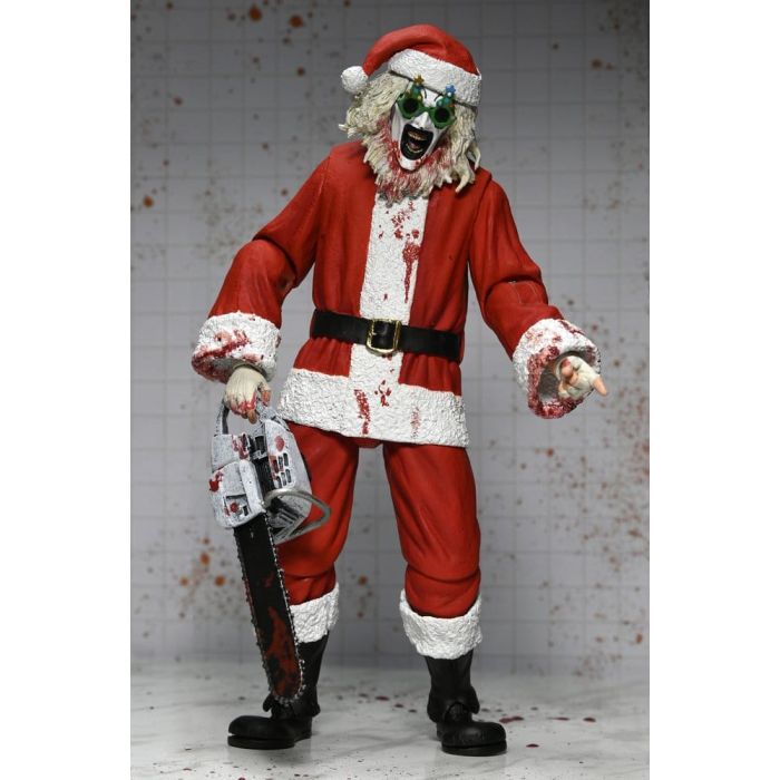 Terrifier 3 Action Figure Ultimate Santa Suit Art the Clown (Bloody Version) 18 cm