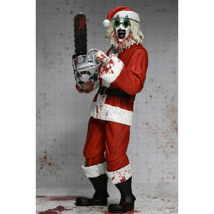 Terrifier 3 Action Figure Ultimate Santa Suit Art the Clown (Bloody Version) 18 cm