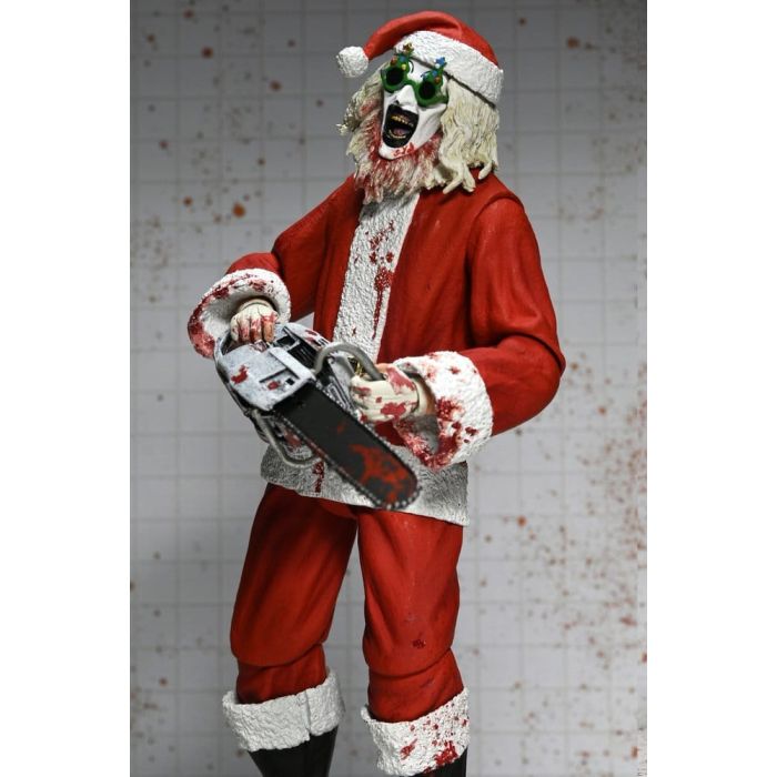 Terrifier 3 Action Figure Ultimate Santa Suit Art the Clown (Bloody Version) 18 cm