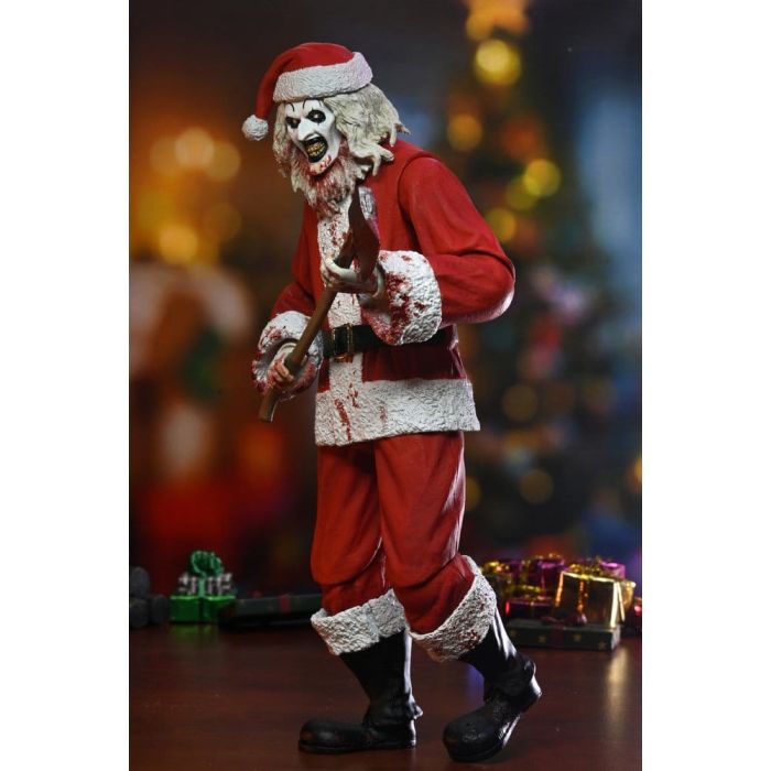 Terrifier 3 Action Figure Ultimate Santa Suit Art the Clown (Bloody Version) 18 cm