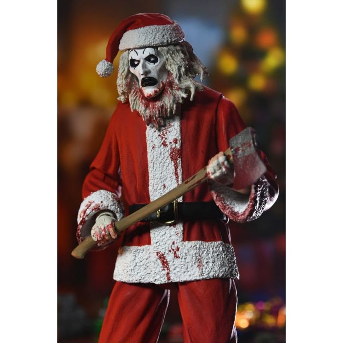Terrifier 3 Action Figure Ultimate Santa Suit Art the Clown (Bloody Version) 18 cm