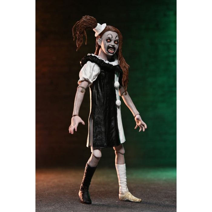 Terrifier 2 2-Pack Action Figures Ultimate Art the Clown & Little Pale Girl 18 cm