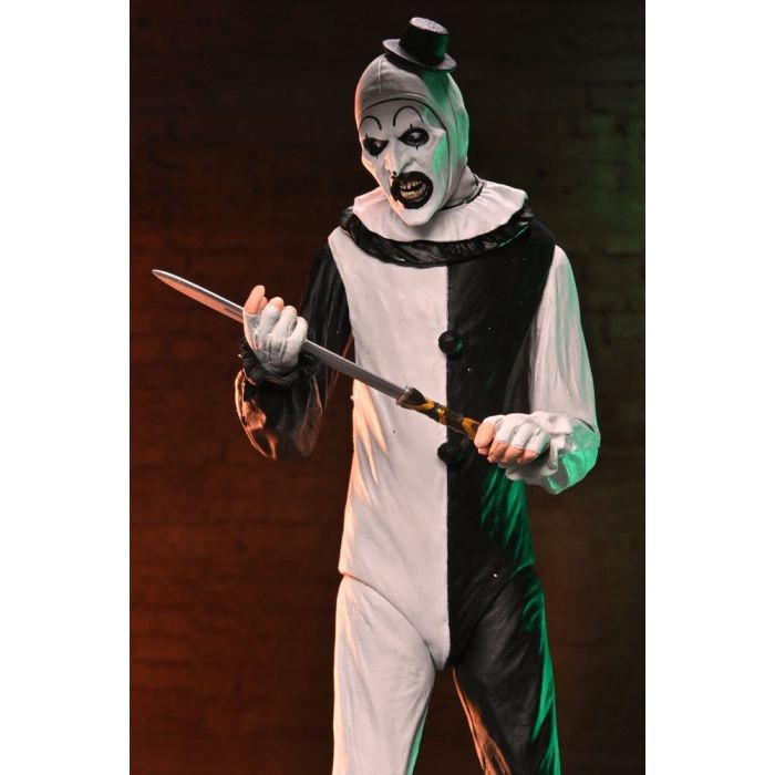 Terrifier 2 2-Pack Action Figures Ultimate Art the Clown & Little Pale Girl 18 cm