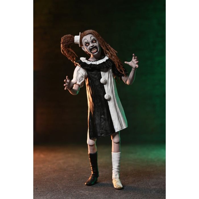 Terrifier 2 2-Pack Action Figures Ultimate Art the Clown & Little Pale Girl 18 cm