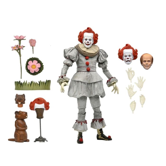 It: Welcome To Derry Action Figure Ultimate Bob Gray As Pennywise 18 cm