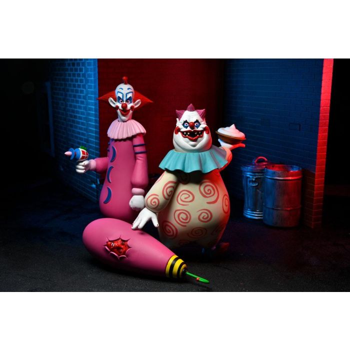 Killer Klowns from Outer Space Toony Terrors Action Figure 2-Pack Slim & Chubby 15 cm