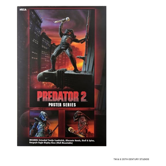 Predator 2 Action Figure City Hunter Poster Series 18 cm        