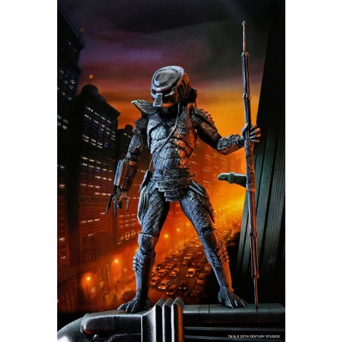 Predator 2 Action Figure City Hunter Poster Series 18 cm        