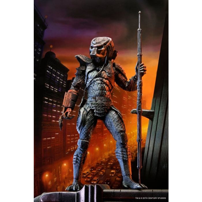 Predator 2 Action Figure City Hunter Poster Series 18 cm        