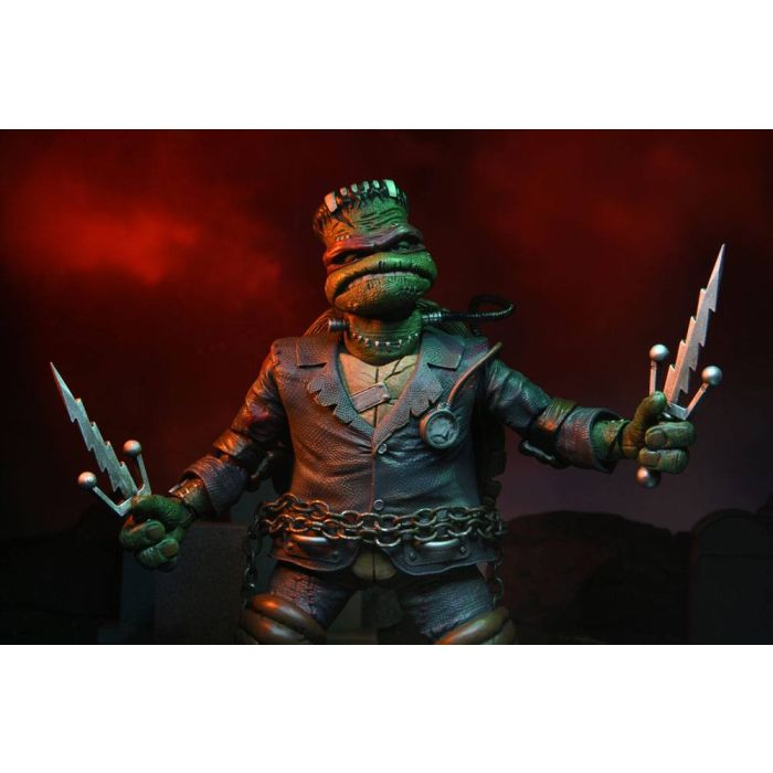 Universal Monsters x TMNT Action Figure Ultimate Raphael as Frankenstein's Monster 18 cm